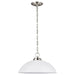 Generation Lighting. - 65160-962 - One Light Pendant - Oslo - Brushed Nickel