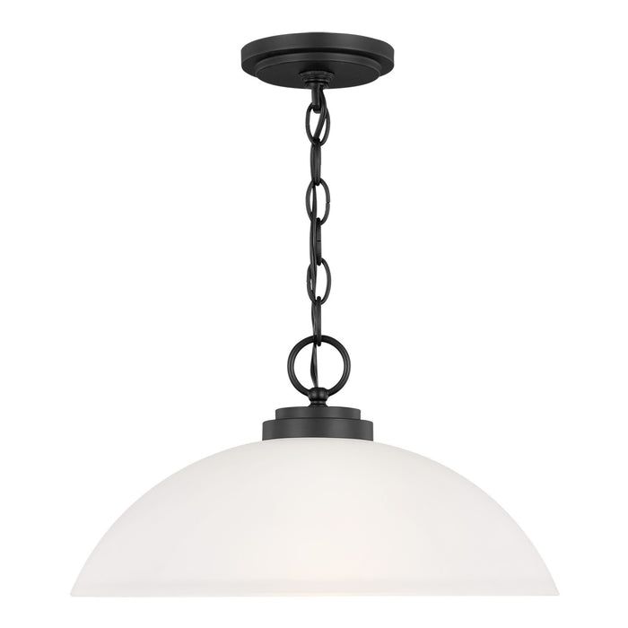 Generation Lighting. - 65160EN3-112 - One Light Pendant - Oslo - Midnight Black