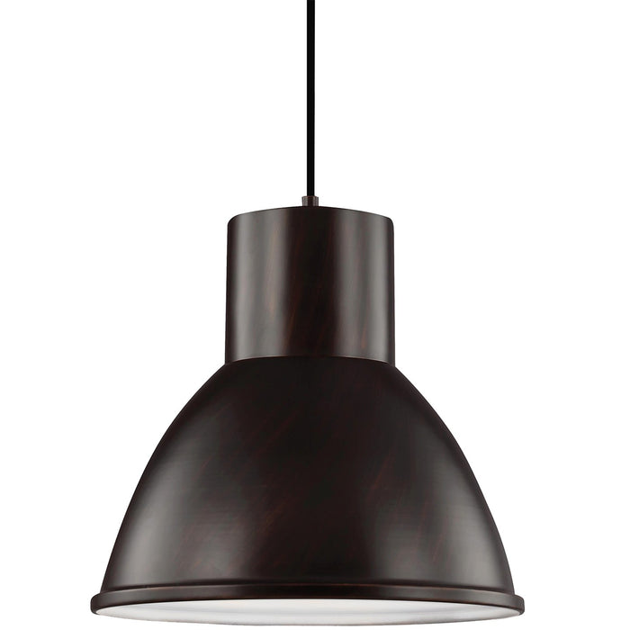 Generation Lighting. - 6517401EN3-710 - One Light Pendant - Division Street - Bronze