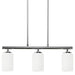 Generation Lighting. - 66160EN3-05 - Three Light Island Pendant - Oslo - Chrome