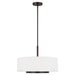 Generation Lighting. - 6628003-710 - Three Light Pendant - Nance - Bronze