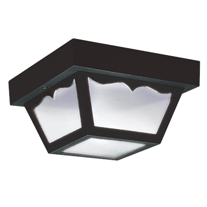 Generation Lighting. - 7567EN3-32 - One Light Outdoor Flush Mount - Outdoor Ceiling - Black