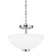 Generation Lighting. - 77160EN3-05 - Two Light Semi-Flush Convertible Pendant - Oslo - Chrome