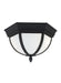 Generation Lighting. - 79136-12 - Two Light Outdoor Flush Mount - Wynfield - Black