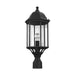 Generation Lighting. - 8238701-12 - One Light Outdoor Post Lantern - Sevier - Black