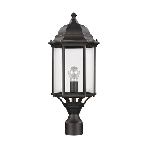 Generation Lighting. - 8238701-71 - One Light Outdoor Post Lantern - Sevier - Antique Bronze