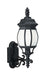 Generation Lighting. - 89102-12 - One Light Outdoor Wall Lantern - Wynfield - Black