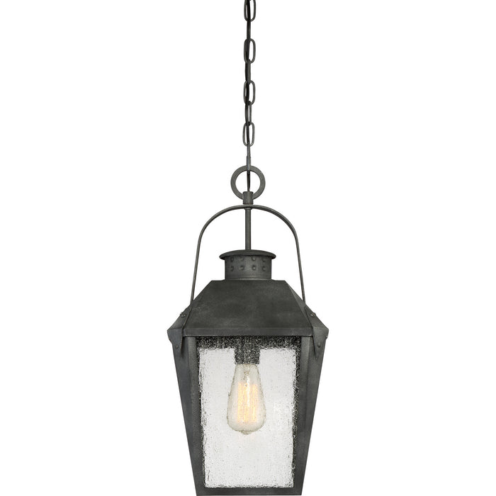 Quoizel - CRG1910MB - One Light Outdoor Hanging Lantern - Carriage - Mottled Black