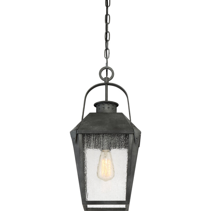 Quoizel - CRG1910MB - One Light Outdoor Hanging Lantern - Carriage - Mottled Black