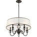 Quoizel - CRY5005PN - Five Light Chandelier - Ceremony - Palladian Bronze