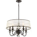 Quoizel - CRY5005PN - Five Light Chandelier - Ceremony - Palladian Bronze