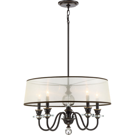 Quoizel - CRY5005PN - Five Light Chandelier - Ceremony - Palladian Bronze