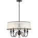 Quoizel - CRY5005PN - Five Light Chandelier - Ceremony - Palladian Bronze