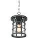 Quoizel - CSE1910EK - One Light Outdoor Hanging Lantern - Crusade - Earth Black