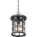 Quoizel - CSE1910EK - One Light Outdoor Hanging Lantern - Crusade - Earth Black