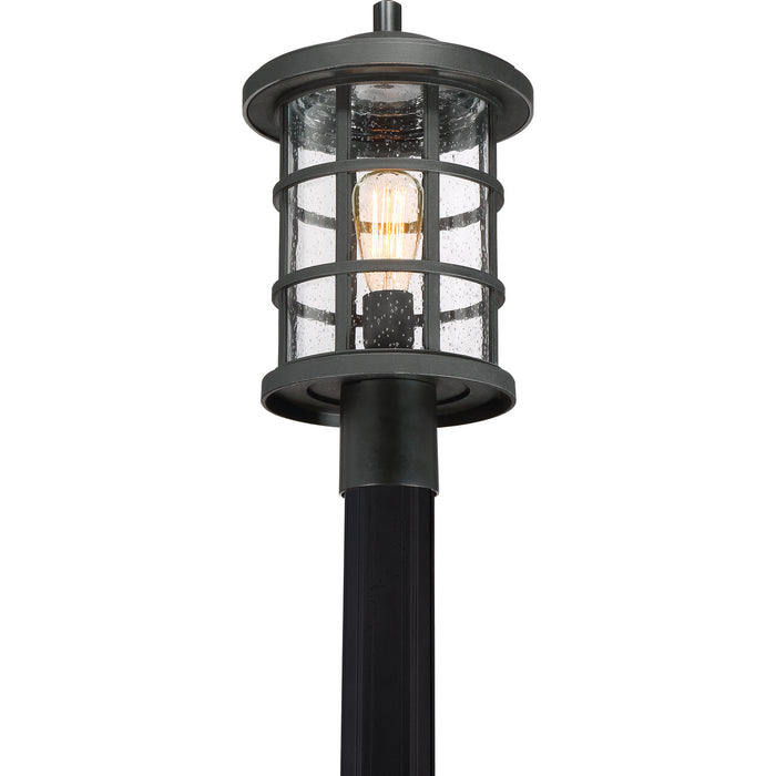 Quoizel - CSE9010EK - One Light Outdoor Post Mount - Crusade - Earth Black