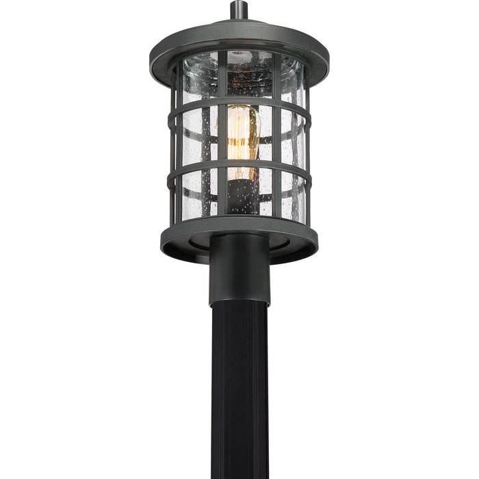 Quoizel - CSE9010EK - One Light Outdoor Post Mount - Crusade - Earth Black