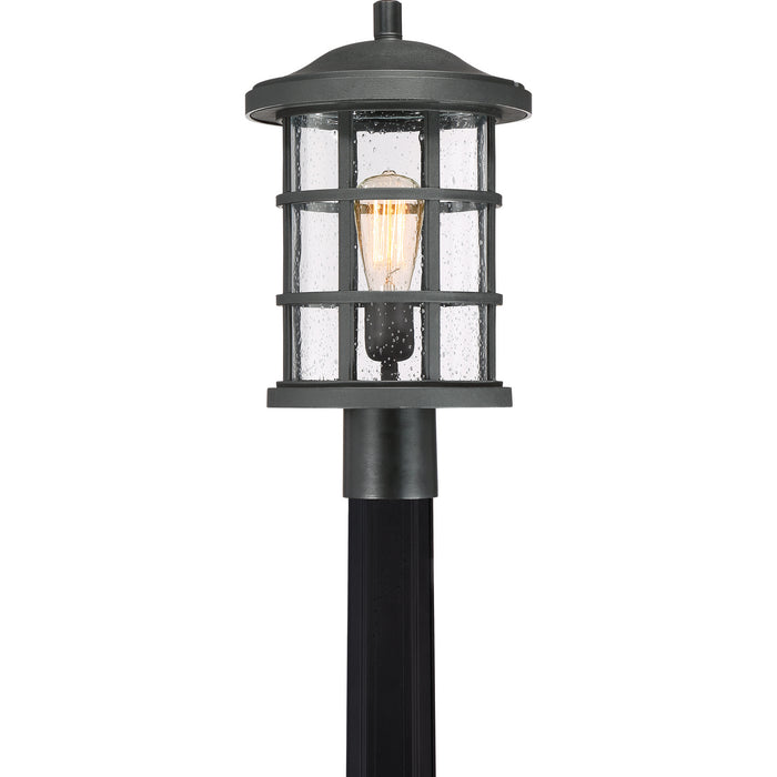 Quoizel - CSE9010EK - One Light Outdoor Post Mount - Crusade - Earth Black