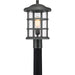 Quoizel - CSE9010EK - One Light Outdoor Post Mount - Crusade - Earth Black