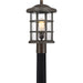 Quoizel - CSE9010PN - One Light Outdoor Post Mount - Crusade - Palladian Bronze