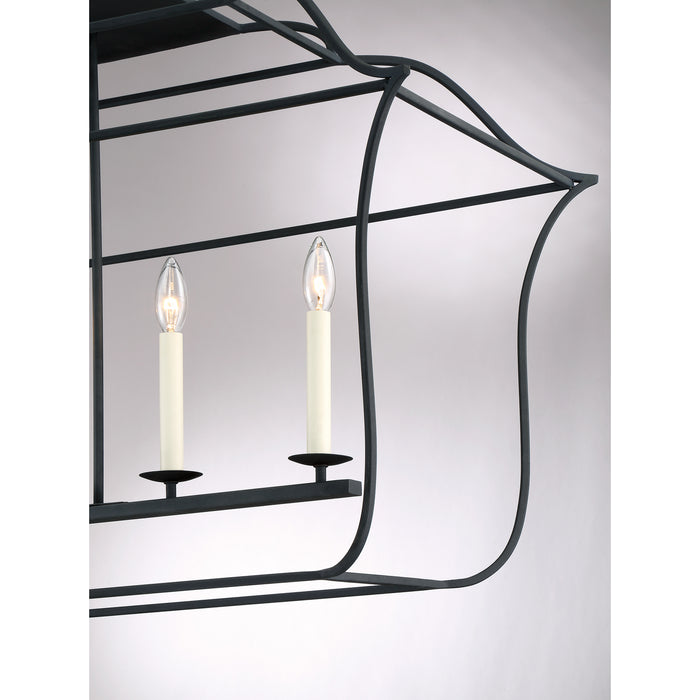 Quoizel - GLY648BA - Six Light Island Chandelier - Gallery - Royal Ebony