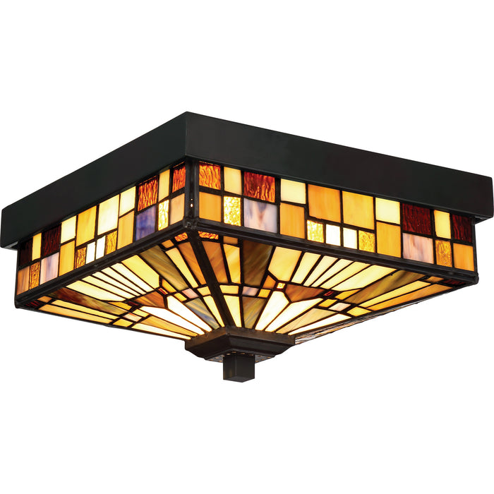 Quoizel - TFIK1611VA - Two Light Flush Mount - Inglenook - Valiant Bronze