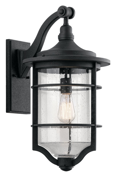 Kichler - 49128DBK - One Light Outdoor Wall Mount - Royal Marine - Distressed Black