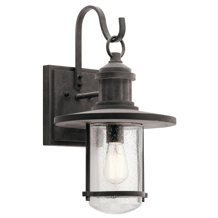 Kichler - 49194WZC - One Light Outdoor Wall Mount - Riverwood - Weathered Zinc