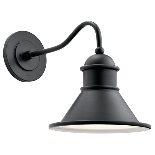 Kichler - 49776BK - One Light Outdoor Wall Mount - Northland - Black