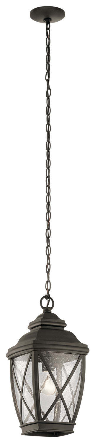 Kichler - 49844OZ - One Light Outdoor Pendant - Tangier - Olde Bronze