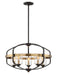 Savoy House - 7-8041-5-79 - Five Light Pendant - Kirkland - English Bronze and Warm Brass