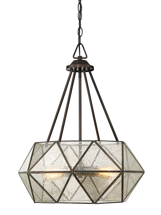 Savoy House - 7-9008-4-28 - Four Light Pendant - Tartan - Oiled Burnished Bronze