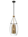 Savoy House - 7-9063-1-95 - One Light Pendant - Dunbar - Warm Brass with Bronze Accents