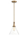 Savoy House - 7-9132-1-322 - One Light Pendant - Drake - Warm Brass