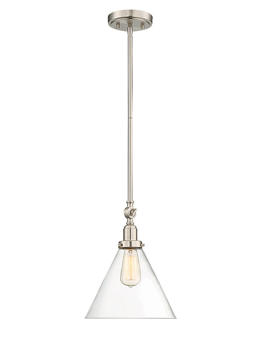 Savoy House - 7-9132-1-SN - One Light Pendant - Drake - Satin Nickel