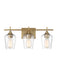 Savoy House - 8-4030-3-322 - Three Light Bath Bar - Octave - Warm Brass