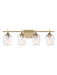 Savoy House - 8-4030-4-322 - Four Light Bath Bar - Octave - Warm Brass