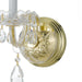 Crystorama - 1031-PB-CL-MWP - One Light Wall Sconce - Traditional Crystal - Polished Brass