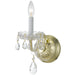 Crystorama - 1031-PB-CL-MWP - One Light Wall Sconce - Traditional Crystal - Polished Brass