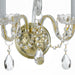 Crystorama - 1032-PB-CL-MWP - Two Light Wall Sconce - Traditional Crystal - Polished Brass