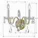 Crystorama - 1032-PB-CL-MWP - Two Light Wall Sconce - Traditional Crystal - Polished Brass