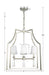 Crystorama - 8864-PN - Four Light Chandelier - Baxter - Polished Nickel