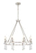 Crystorama - 8867-PN - Eight Light Chandelier - Baxter - Polished Nickel