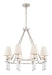 Crystorama - 8867-PN - Eight Light Chandelier - Baxter - Polished Nickel