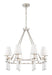 Crystorama - 8867-PN - Eight Light Chandelier - Baxter - Polished Nickel