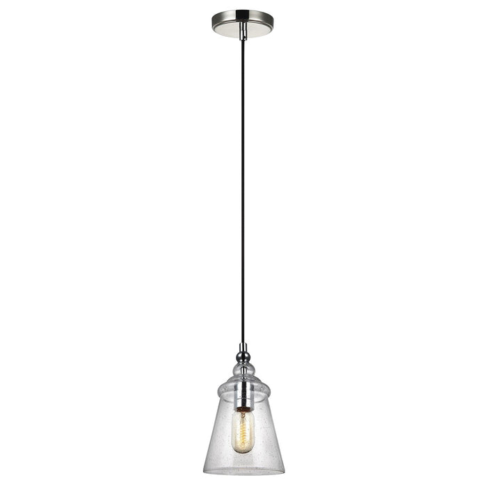 Generation Lighting. - P1449CH - One Light Pendant - Loras - Chrome