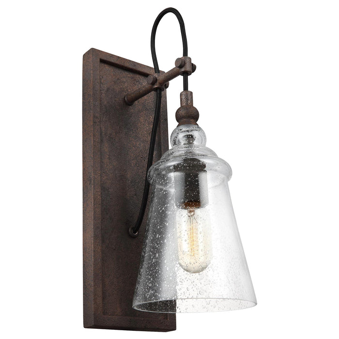 Generation Lighting. - WB1850DWI - One Light Wall Sconce - Loras - Dark Weathered Iron