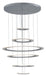 ET2 - E22664-11MS - LED Pendant - Saturn II LED - Matte Silver