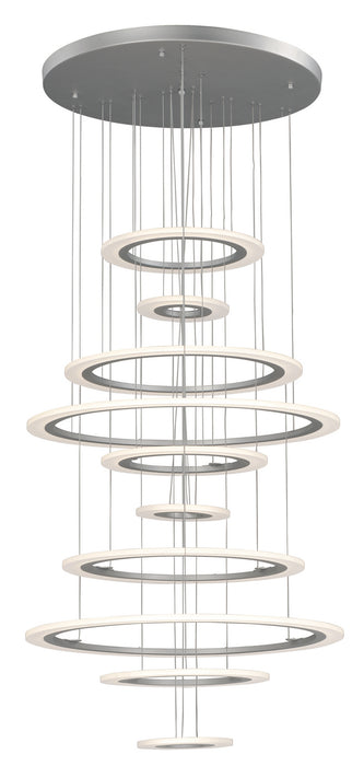 ET2 - E22665-11MS - LED Pendant - Saturn II LED - Matte Silver