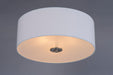 Maxim - 10010WLSN - Three Light Flush Mount - Bongo - Satin Nickel